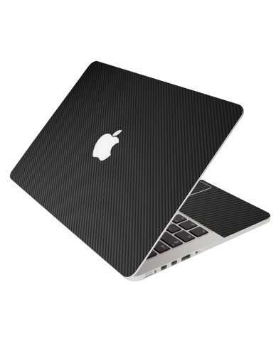 Black Carbon Fiber Apple Macbook Pro 17 A1151 Laptop Skin