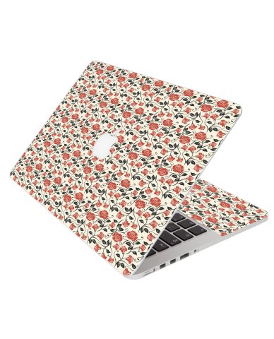 Pink Black Roses Apple Macbook Pro 17 A1151 Laptop Skin
