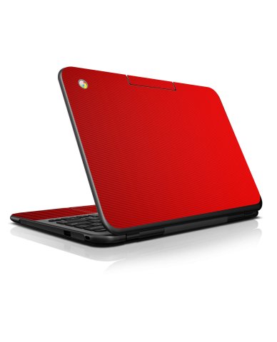 IBM/Lenovo Chromebook N21 RED CARBON FIBER Laptop Skin