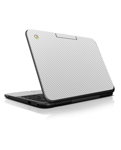 IBM/Lenovo Chromebook N21 WHITE CARBON FIBER Laptop Skin