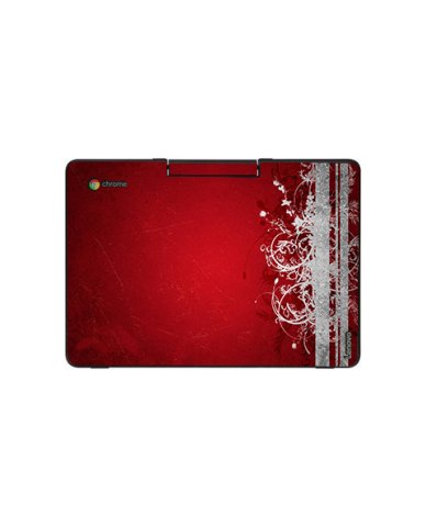 IBM/Lenovo Chromebook N23 RED GRUNGE Laptop Skin
