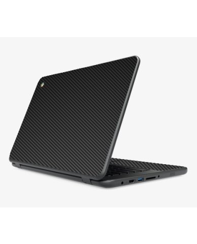IBM/Lenovo Chromebook N42 BLACK CARBON FIBER Laptop Skin