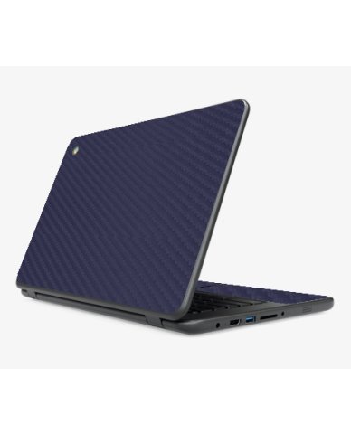 IBM/Lenovo Chromebook N42 BLUE CARBON FIBER Laptop Skin