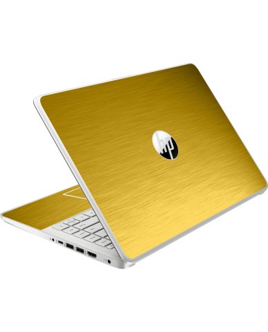 HP NoteBook 14-DQ0057NR MTS GOLD Laptop Skin