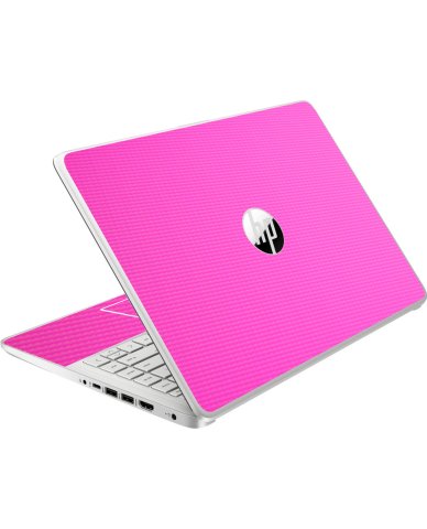 HP NoteBook 14-DQ0057NR PINK CARBON FIBER Laptop Skin