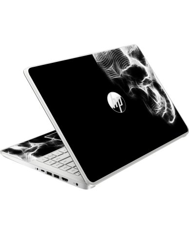HP NoteBook 14-DQ0057NR SKETCHY SKULL Laptop Skin