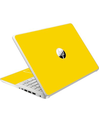 HP NoteBook 14-DQ0057NR YELLOW Laptop Skin