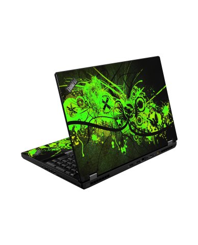 ThinkPad P52 GRAFITTI GREEN Laptop Skin
