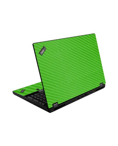ThinkPad P52 GREEN CARBON FIBER Laptop Skin