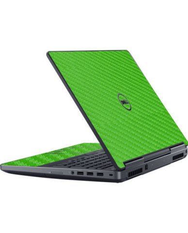 Dell Precision 7510 GREEN CARBON FIBER Laptop Skin