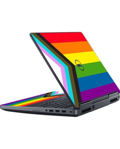 Dell Precision 7530 / 7540 PROGRESSIVE PRIDE FLAG Laptop Skin