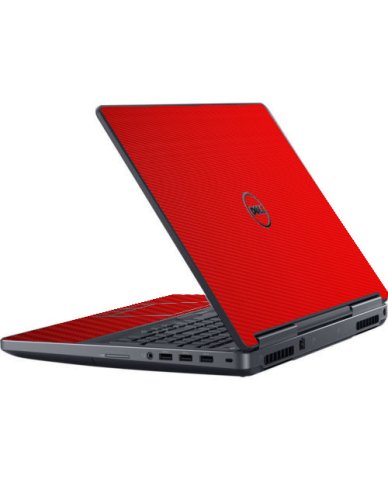Dell Precision 7530 / 7540 RED CARBON FIBER Laptop Skin