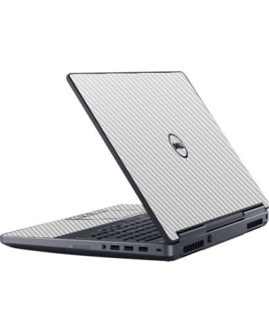 Dell Precision 7530 / 7540 WHITE CARBON FIBER Laptop Skin