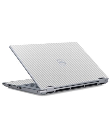 Dell Precision 7770 Workstation WHITE CARBON FIBER Laptop Skin