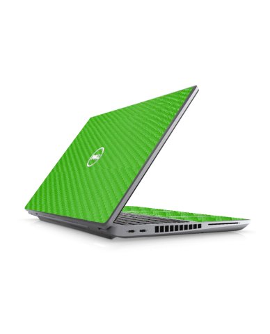 Dell Precision 3561 Workstation GREEN CARBON FIBER Laptop Skin