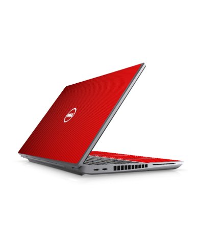 Dell Precision 3561 Workstation RED CARBON FIBER Laptop Skin