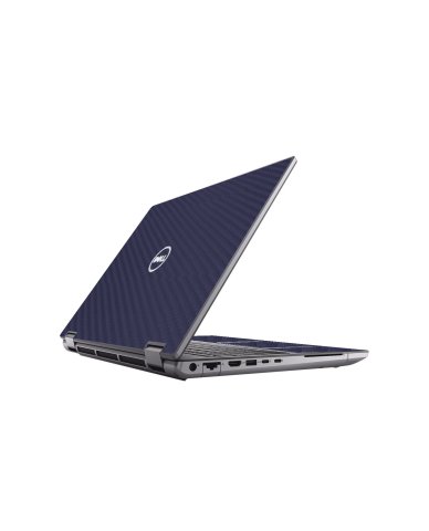Dell Precision 7670 Workstation BLUE CARBON FIBER Laptop Skin