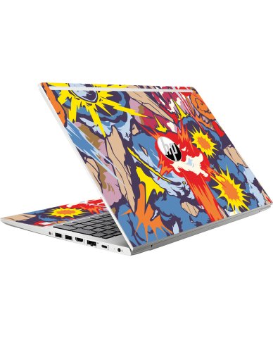 HP ProBook 450 G6 COMIC EXPLOSIONS Laptop Skin