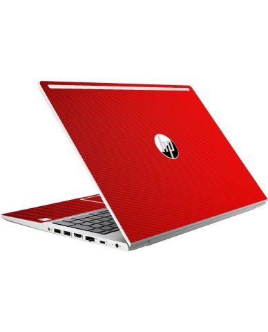 HP ProBook 450 G6 RED CARBON FIBER Laptop Skin