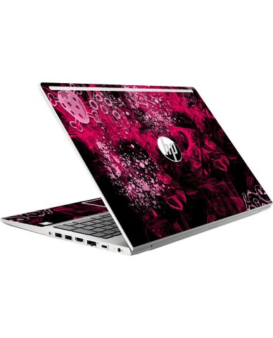 HP ProBook 450 G6 STRAWBERRY CROSSBONES Laptop Skin