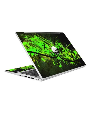 HP ProBook 450 G8 GRAFITTI GREEN Laptop Skin