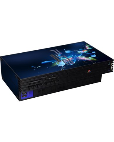 Playstation PS2 Fat Pixie Dust Console Skin