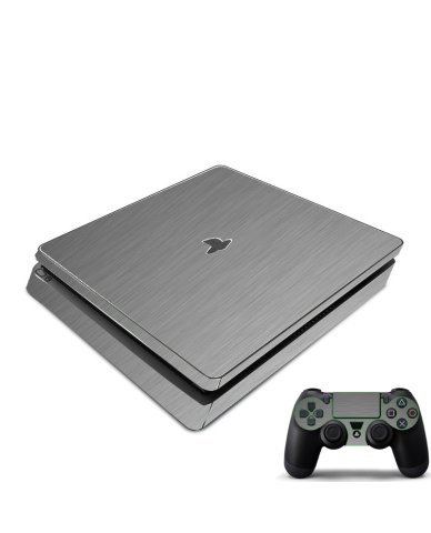 Playstation PS4 Slim MTS #2 (Silver) Console Skin