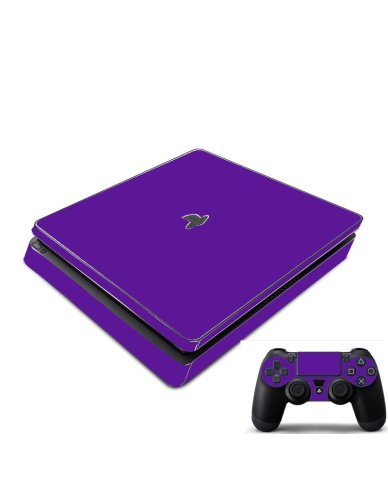 Playstation PS4 Slim Purple Console Skin