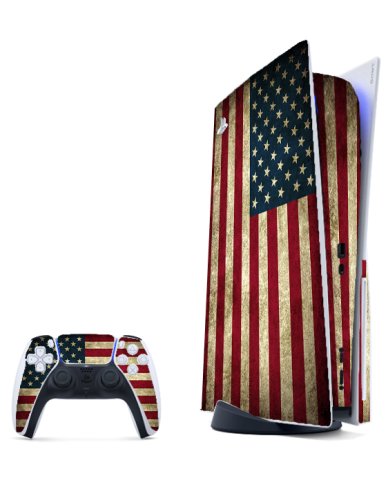 PlayStation 5 AMERICAN FLAG Console Skin