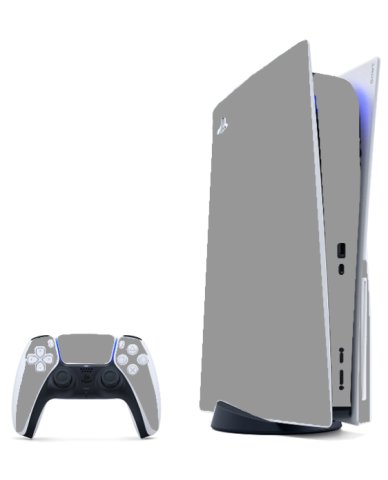 PlayStation 5 GRAY SILVER Console Skin