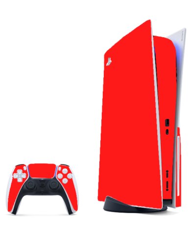 PlayStation 5 RED Console Skin