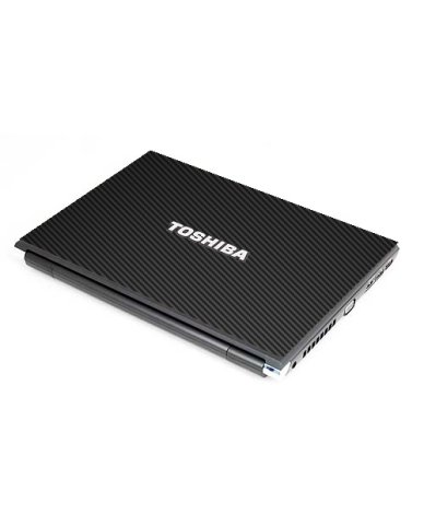 Toshiba R700 BLACK CARBON FIBER Laptop Skin