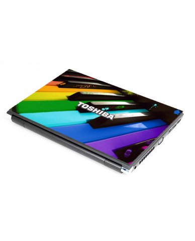 Toshiba R700 COLORFUL PIANO Laptop Skin