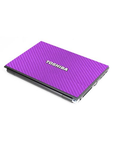 Toshiba R700 PURPLE CARBON FIBER Laptop Skin