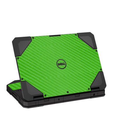 Dell Latitude 14 RUGGED 5404 / 5414 GREEN CARBON FIBER Laptop Skin