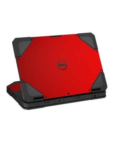 Dell Latitude 14 RUGGED 5404 / 5414  RED CARBON FIBER Laptop Skin