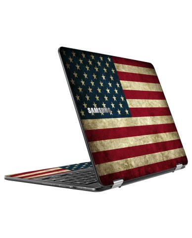 Samsung Chromebook XE550C22 AMERICAN FLAG Laptop Skin