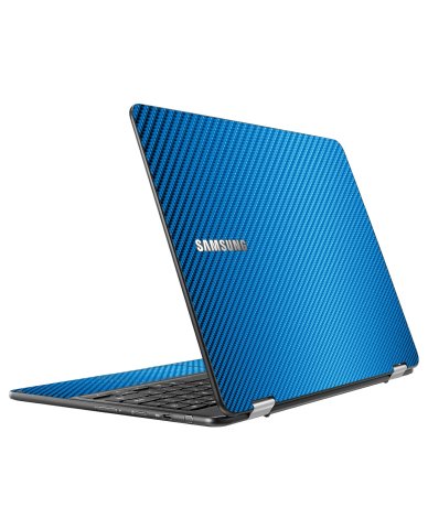 Samsung Chromebook XE550C22 BLUE CARBON FIBER Laptop Skin