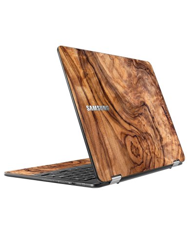 Samsung Chromebook XE550C22 OLIVE WOOD Laptop Skin