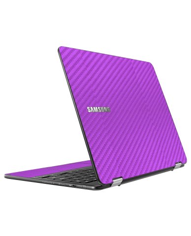 Samsung Chromebook XE550C22 PURPLE CARBON FIBER Laptop Skin