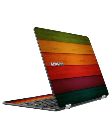 Samsung Chromebook XE510C24 RAINBOW WOOD Laptop Skin