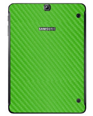 Samsung Galaxy Tablet S2 GREEN CARBON FIBER Laptop Skin