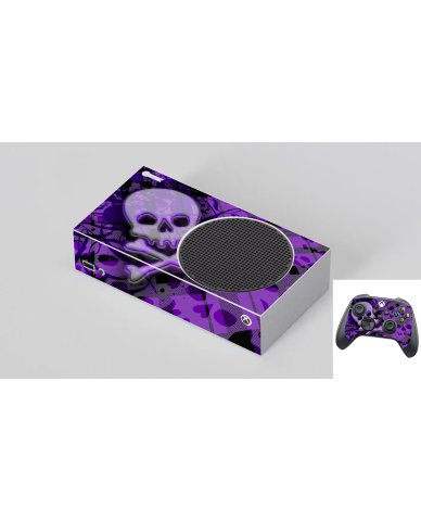 Microsoft Xbox Series S PLAID SKULLS Laptop Skin