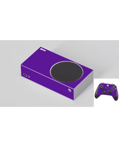 Microsoft Xbox Series S PURPLE Laptop Skin