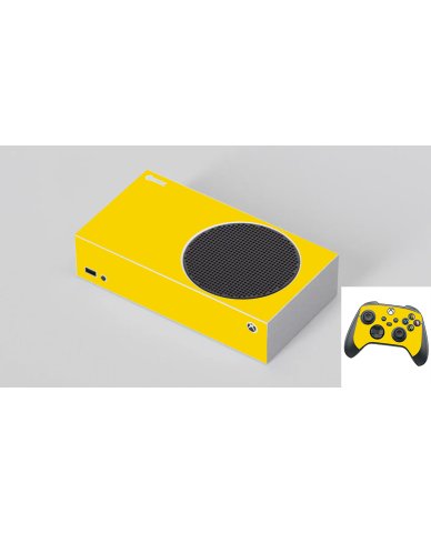 Microsoft Xbox Series S YELLOW Laptop Skin