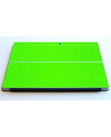 Microsoft Surface 1 GREEN CARBON FIBER Laptop Skin