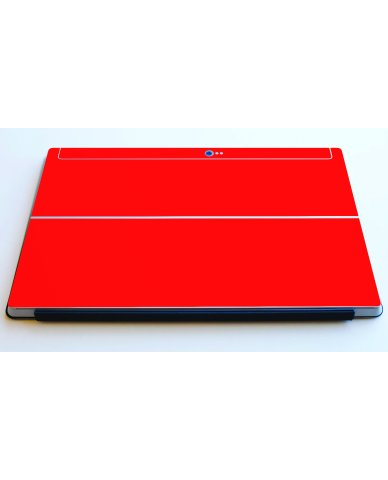Microsoft Surface 2 RED Laptop Skin
