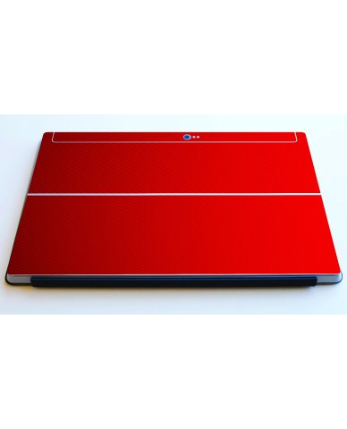 Microsoft Surface 2 RED CARBON FIBER Laptop Skin