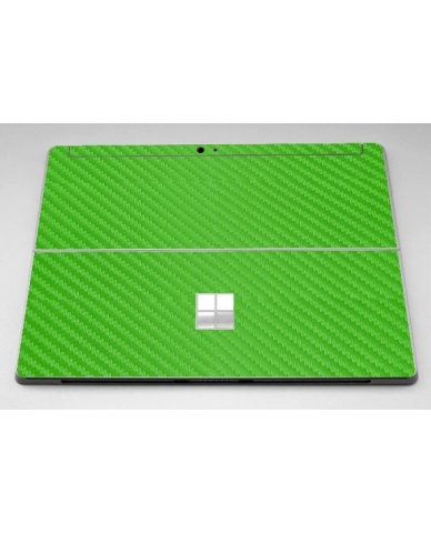 Microsoft Surface 3 GREEN CARBON FIBER Laptop Skin