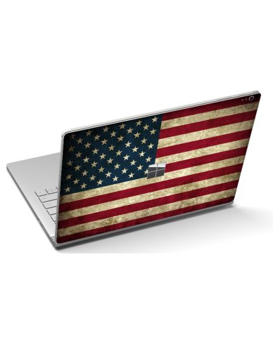 Microsoft Surface Book  1704 AMERICAN FLAG Laptop Skin